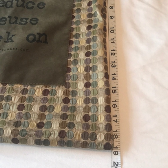 🌟Reduce, Reuse, Recycle Mossy Green Tote - Picture 4 of 6